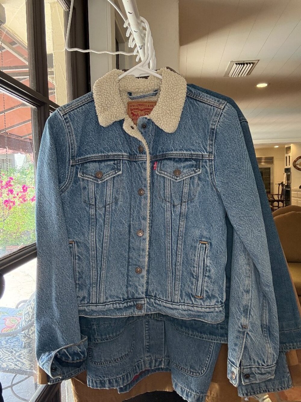 Vintage Levi Strauss Sherpa Lined Denim Jacket XS